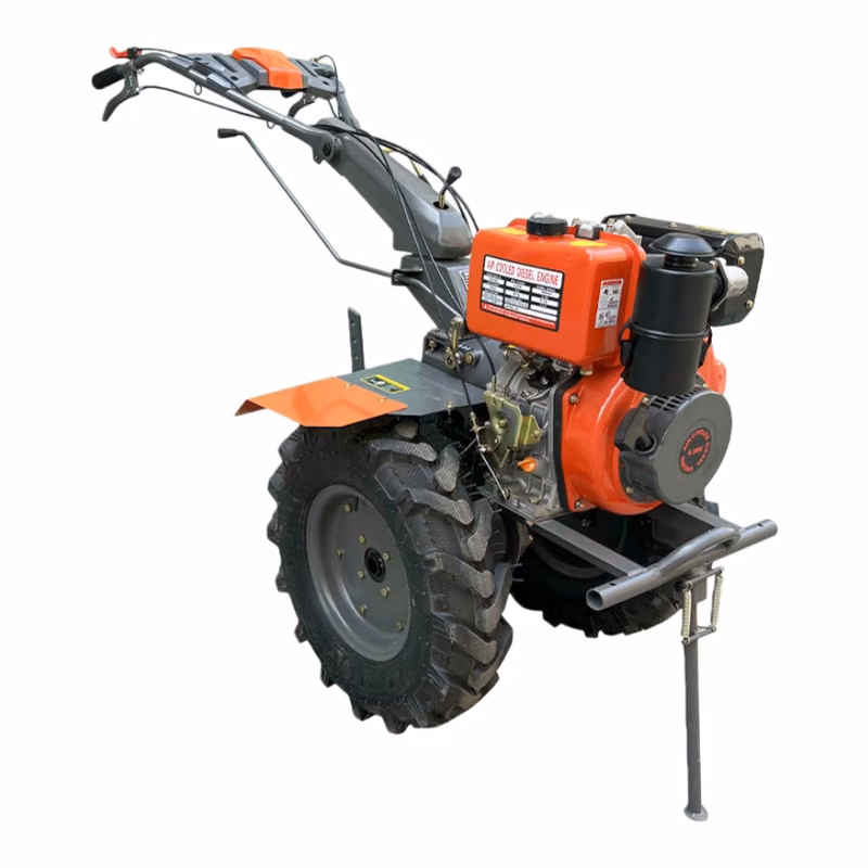 186F micro-tiller, three-quarter view